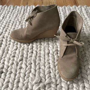 J.Crew Suede Chukka Wedge Boots